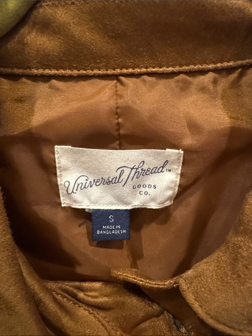 NWT Women's Western Fringe Faux Suede Fashion Jacket - Universal Thread™ Sz S - Picture 4 of 9